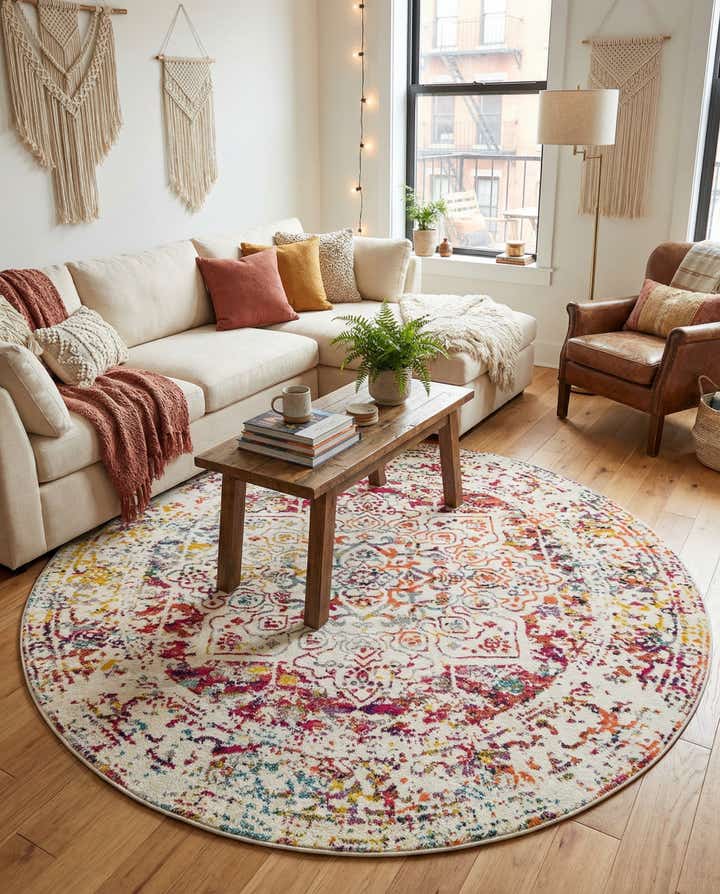7' 10 x 7' 10 Arlington Round Rug