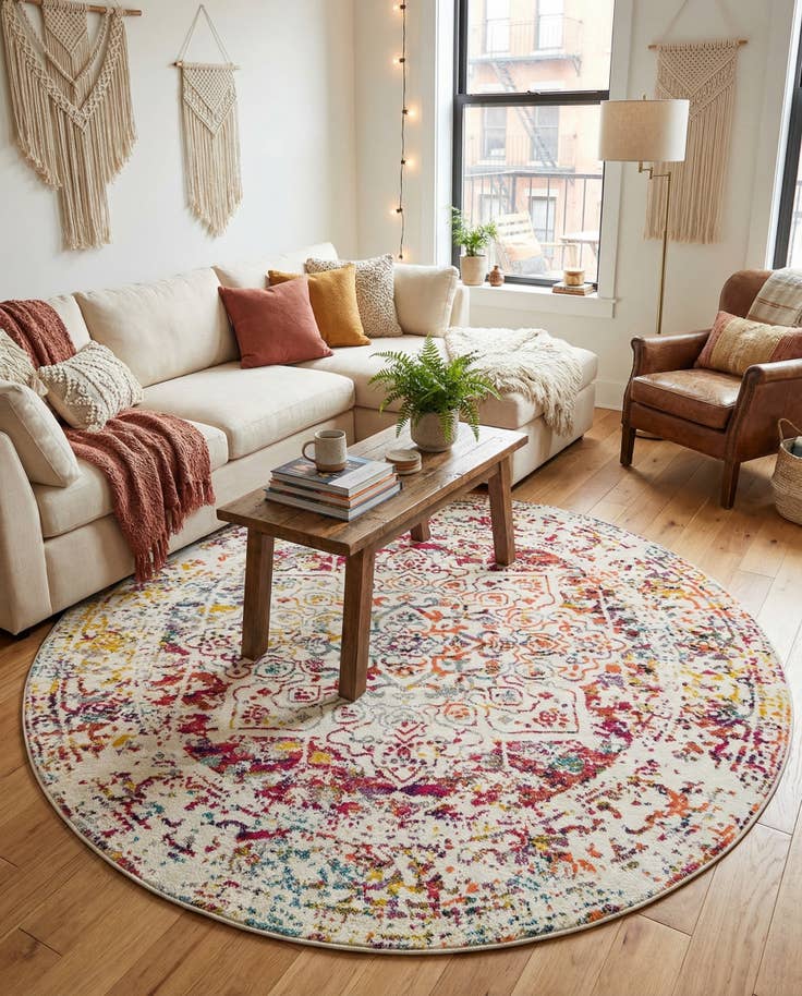 Detail image of 7' 10 x 7' 10 Arlington Round Rug