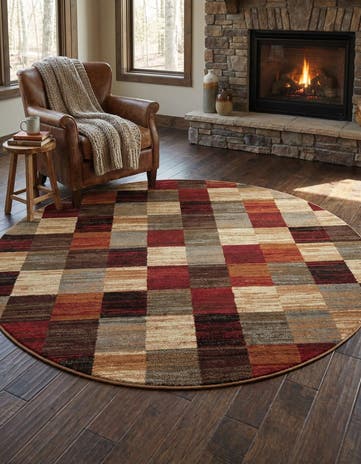 Coffee Shop Round Rug