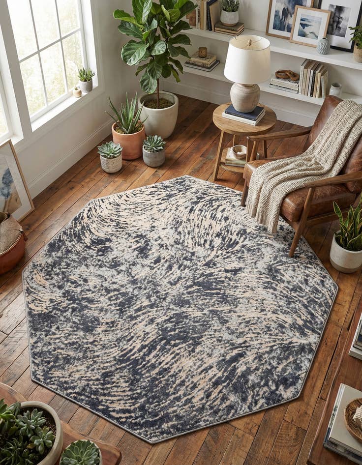 Detail image of 6' x 6' Oasis Octagon Rug
