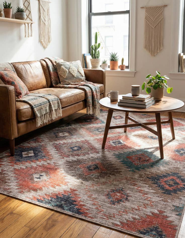 Detail image of  7' 3 x 10'  Washable Sisu Rug