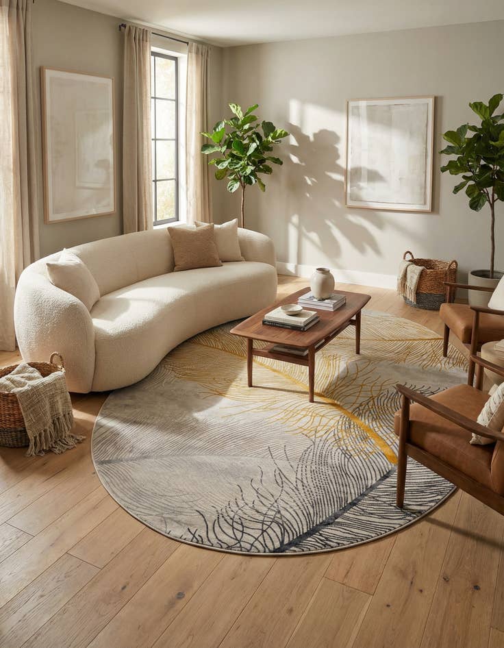 Detail image of 7' 10 x 10' Finsbury Oval Rug