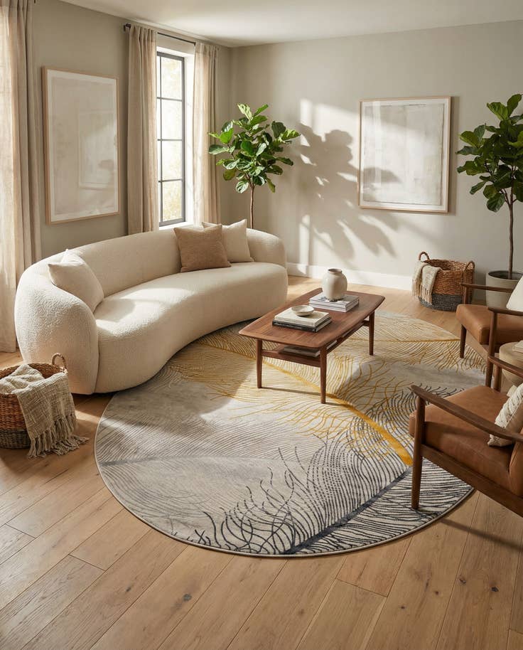 Detail image of 7' 10 x 10' Finsbury Oval Rug