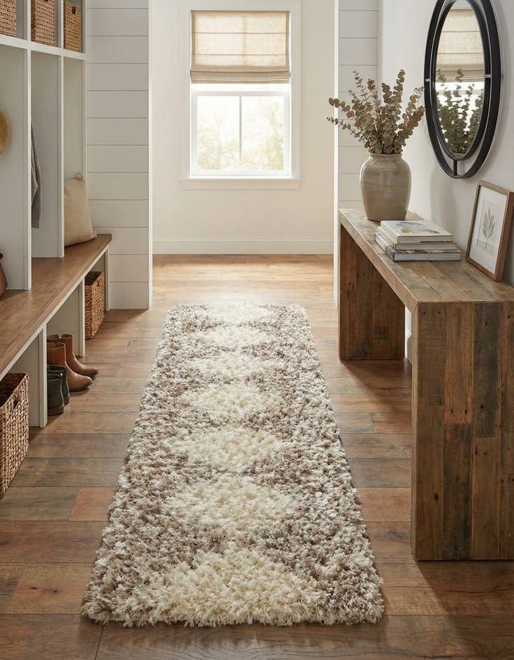 Detail image of 2' x 6' Infinity Shag Runner Rug