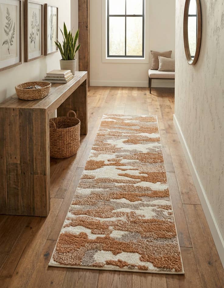 Detail image of 2' x 6' Sepia Runner Rug