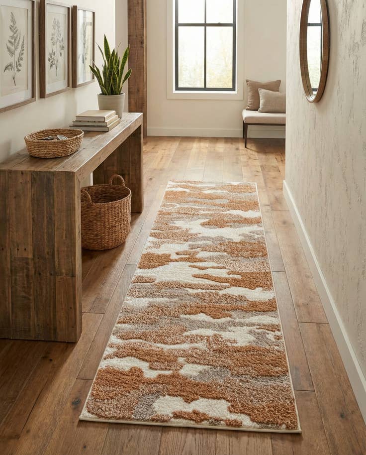 Detail image of 2' x 6' Sepia Runner Rug