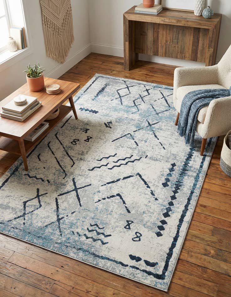 Detail image of 6' x 9' Kamala Washable Rug