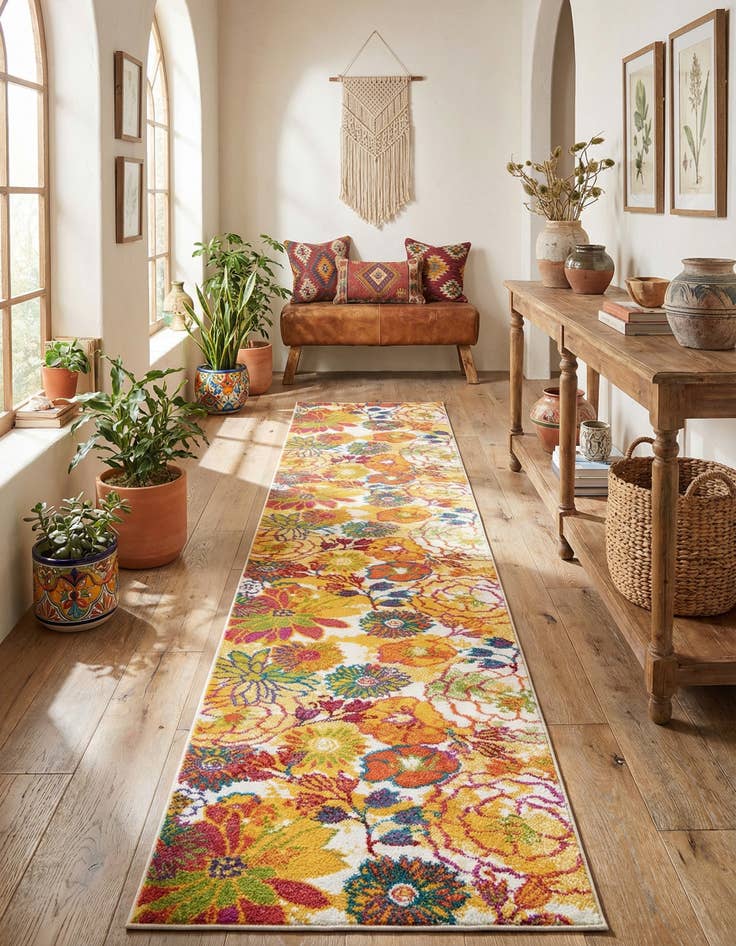 Detail image of 2' 7 x 14' Florence Runner Rug