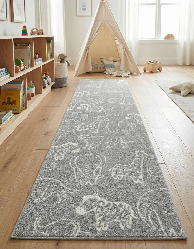 Detail image of 2' 7 x 10' Whimsy Kids Runner Rug