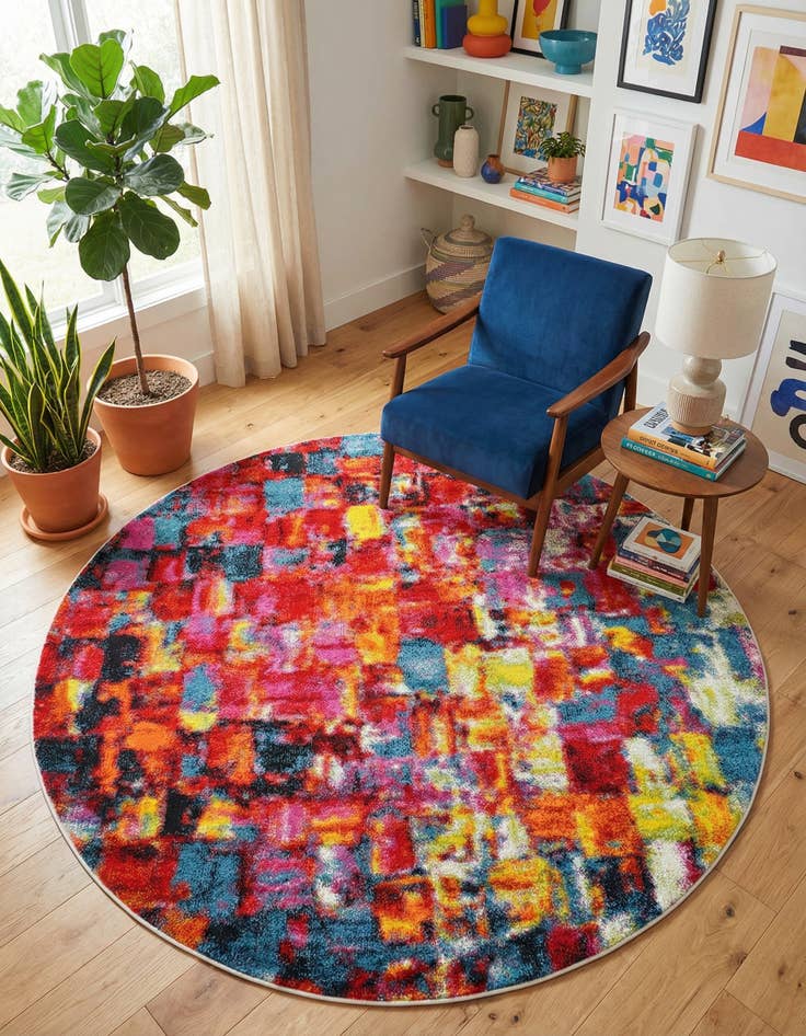 Detail image of 6' x 6' Tuscany Round Rug