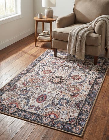 3' 6 x 5' 6 Washable Timeless Rug