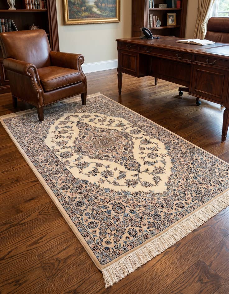 Detail image of 3' 5 x 5' 6 Nain Rug
