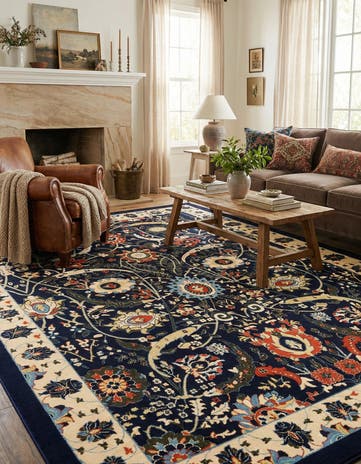 Navy Blue Neda Rug