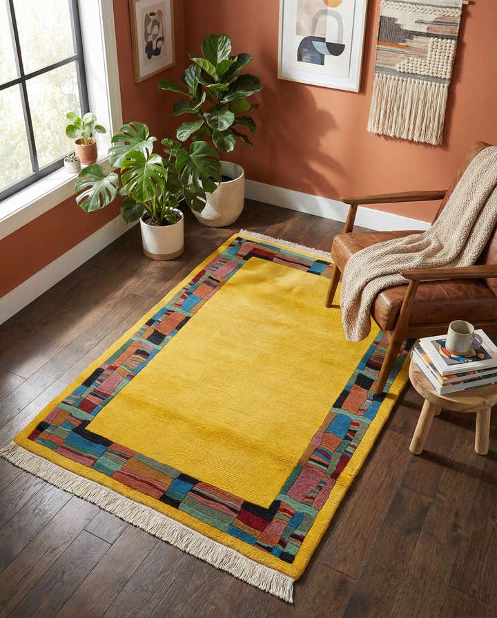 3' 1 x 4' 8 Hand Knotted Tibet Wool Rug