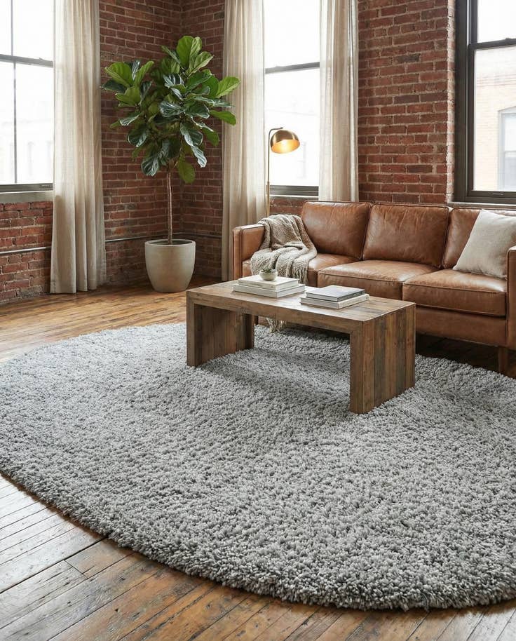 Detail image of 7' 10 x 10' Zermatt Shag Oval Rug