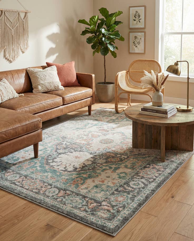 Detail image of 5' x 8' Madeline Vintage Rug