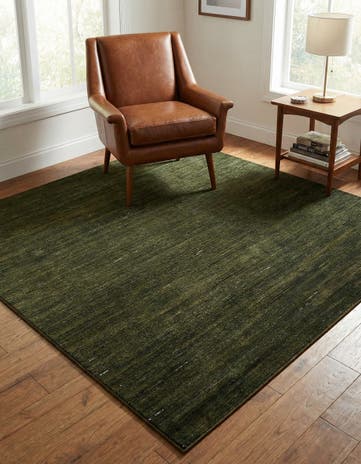 Green Finsbury Square Rug