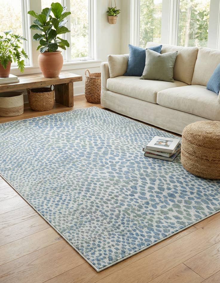 Detail image of 6' x 9' Kamala Washable Rug