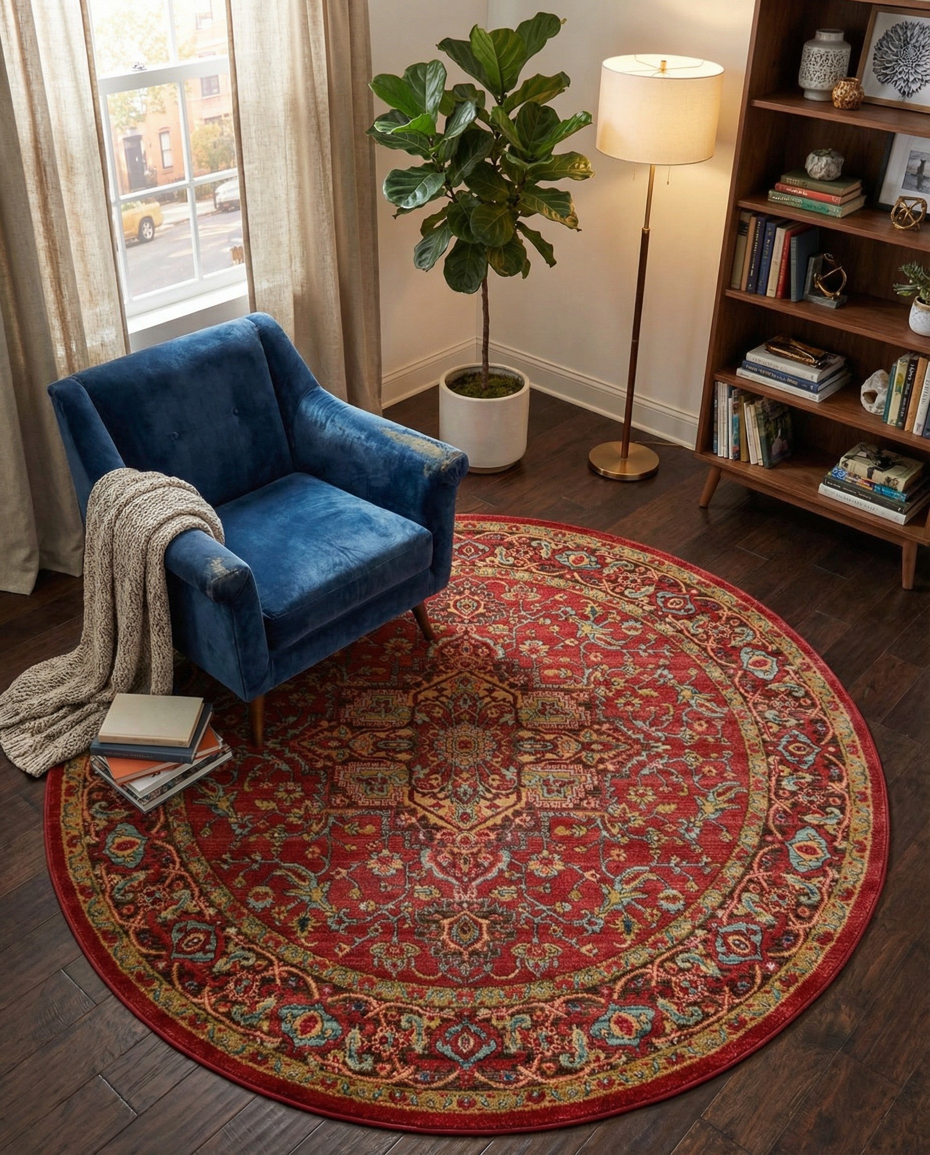 6' x 6' Sara Round Rug