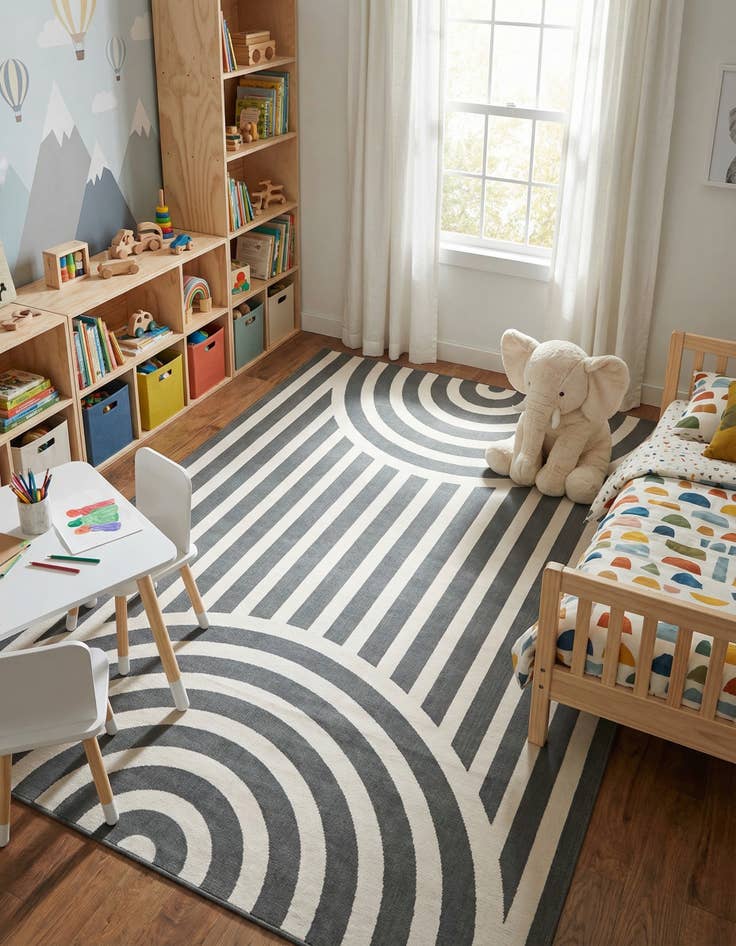 Detail image of 7' 10 x 10' Whimsy Kids Rug