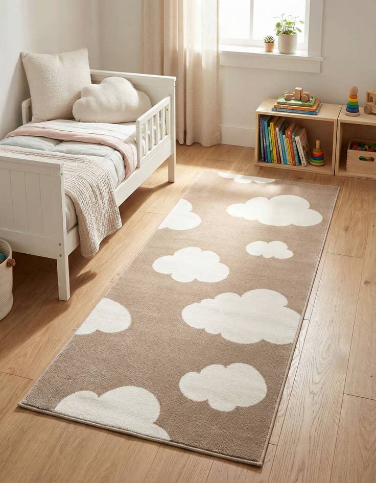 Detail image of 2' x 5' Whimsy Kids Runner Rug