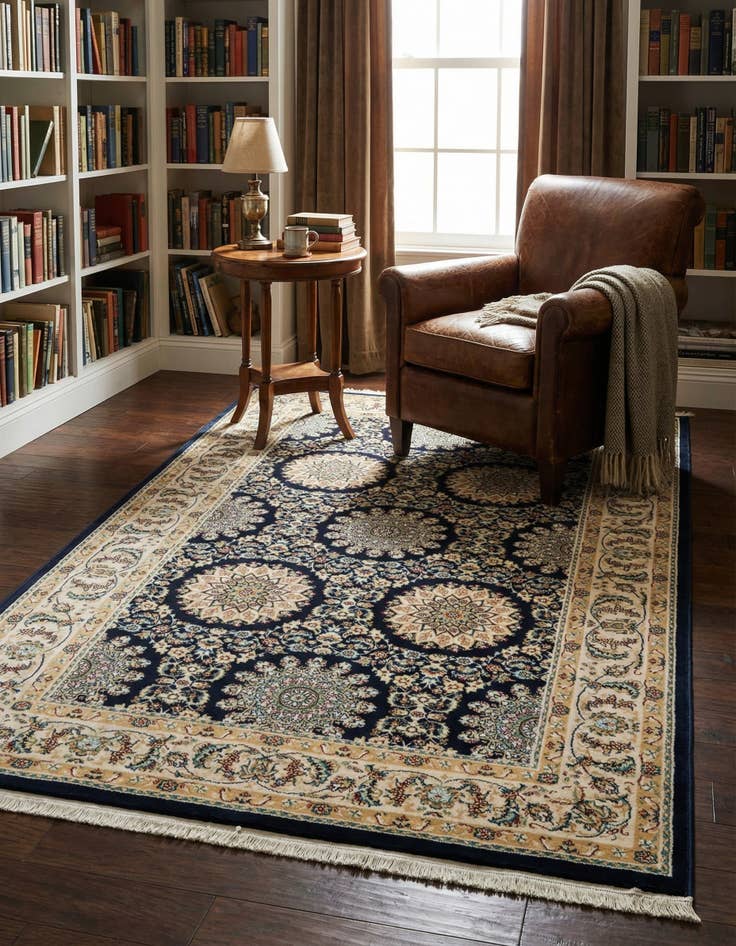 Detail image of 5' x 8' Nain Design Rug