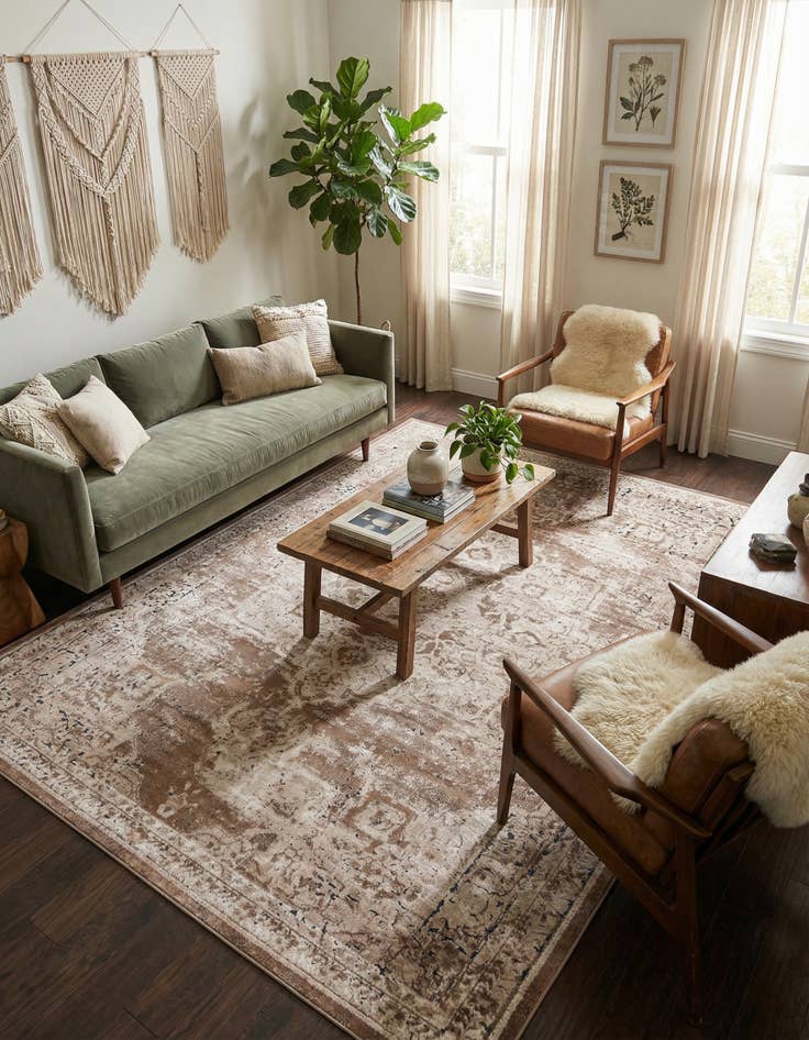 Detail image of  7' 10 x 10' Eliza Rug