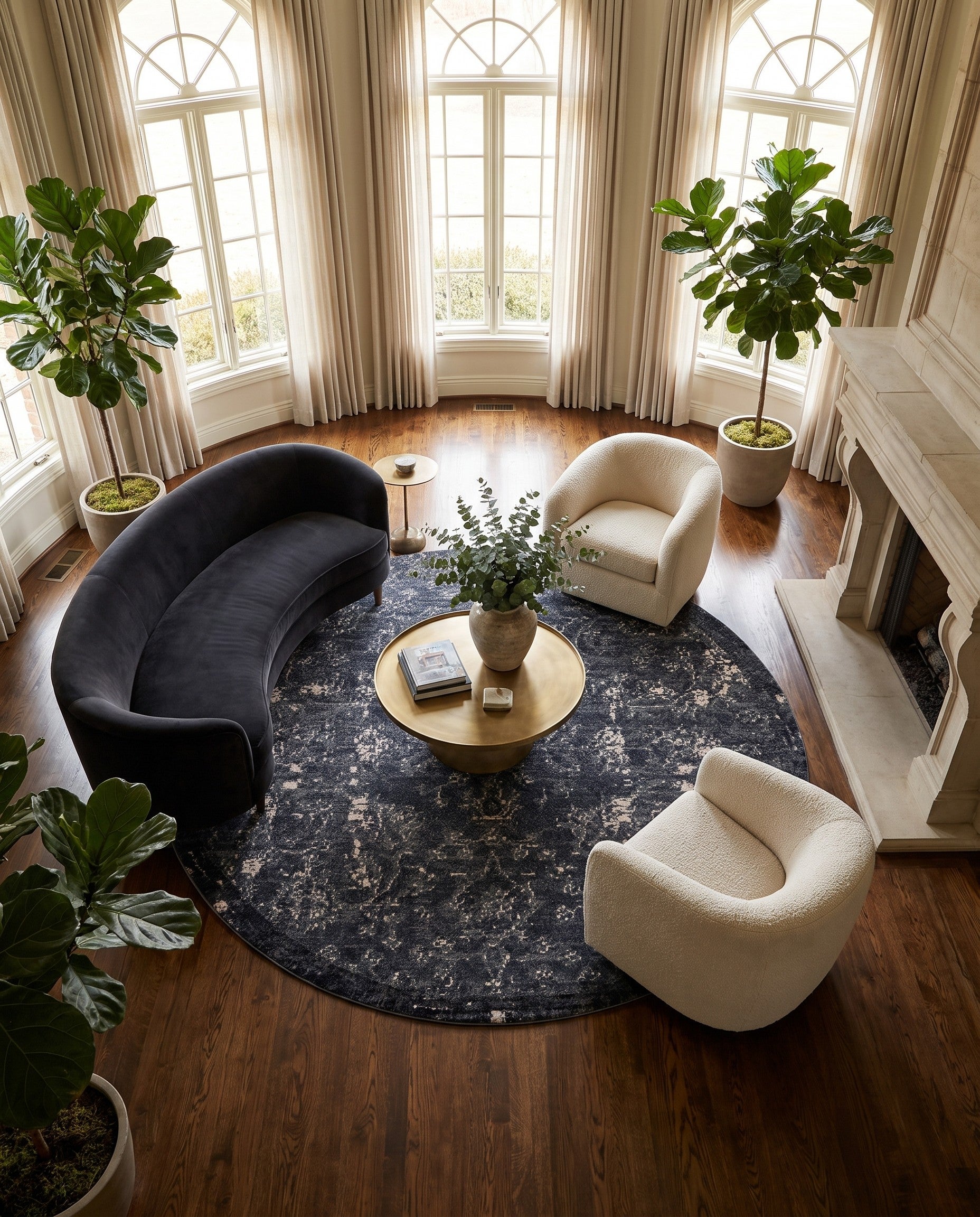 12' x 12' Oregon Round Rug