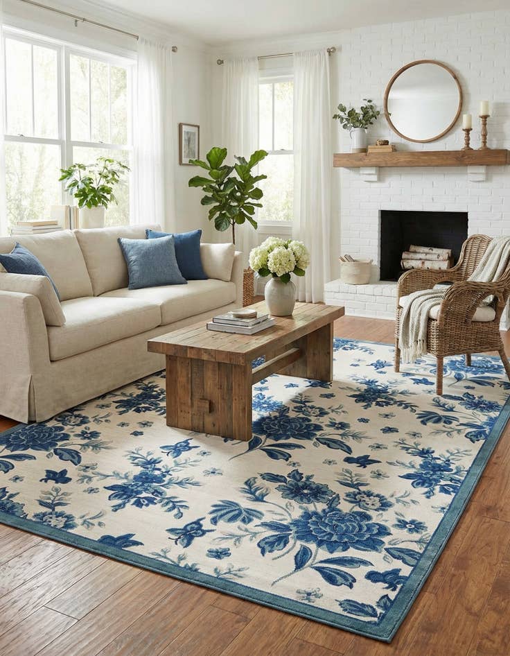 Detail image of 9' x 12' Blossom Rug