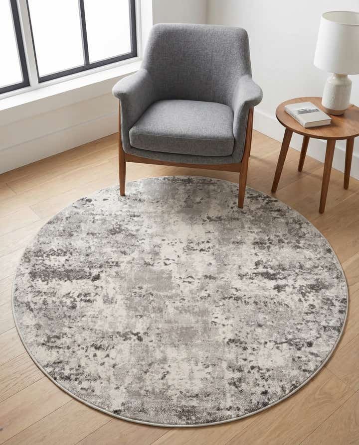 5' x 5' Aurora Round Rug