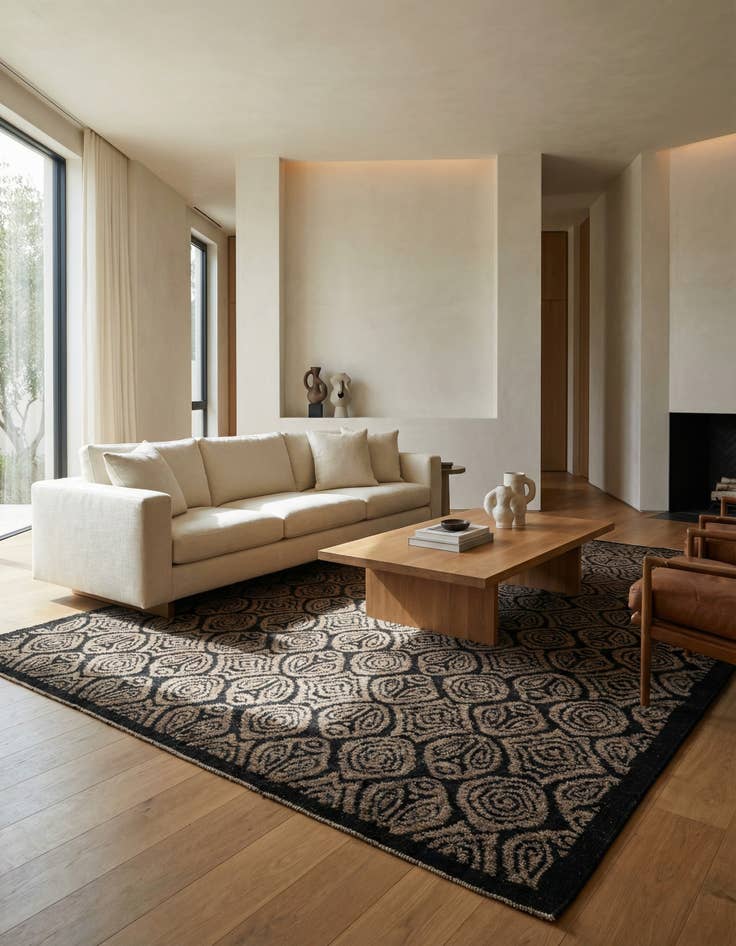 Detail image of 8' 3 x 10' Hand Knotted Moroccan Wool Rug