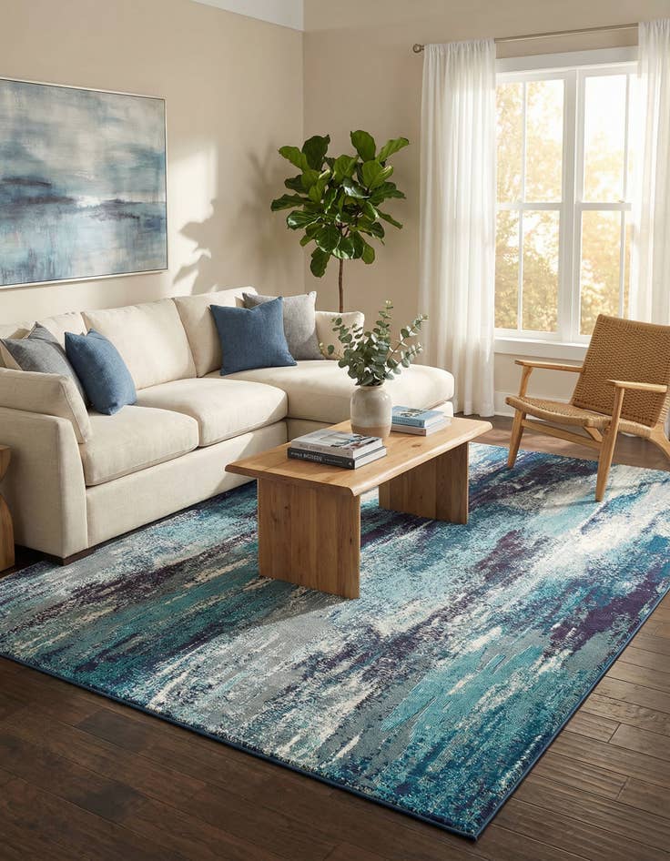 Detail image of 9' x 12' 2 Washable Sevilla Rug