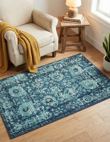 3' 3 x 5' 3 Washable Fleur Rug
