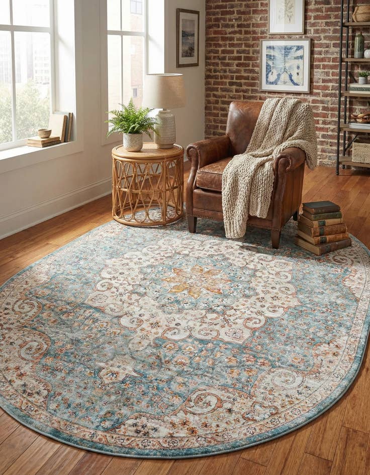 Detail image of 7' 10 x 10' 2 Newport Oval Rug
