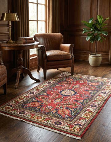 3' 2 x 4' 11 Tabriz Rug