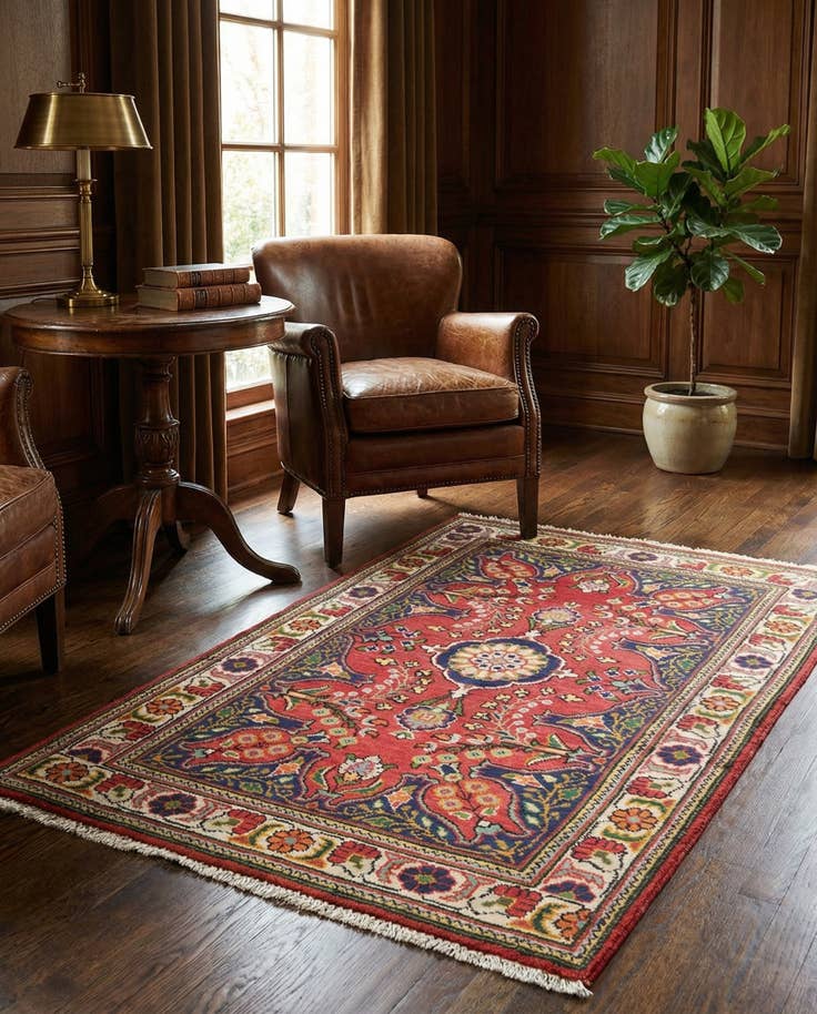 Detail image of 3' 2 x 4' 11 Tabriz Rug