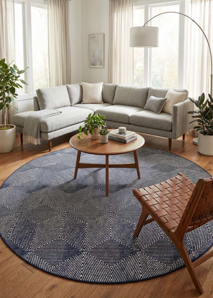 10' x 10' Easy-Clean Sabrina Soto Indoor / Outdoor Round Rug