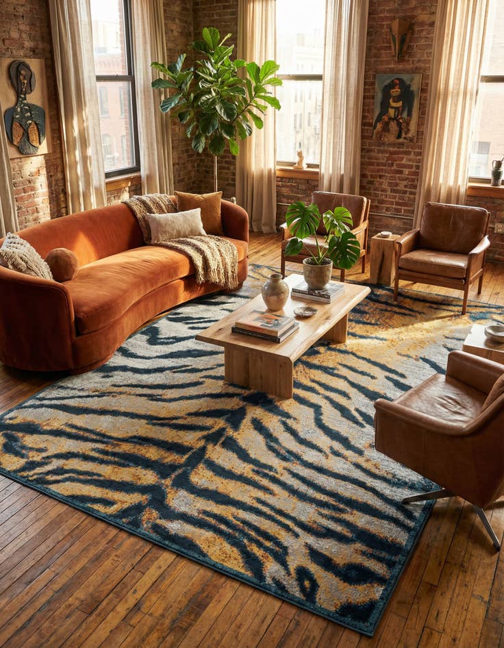 Detail image of 10' x 14' Kamala Washable Rug