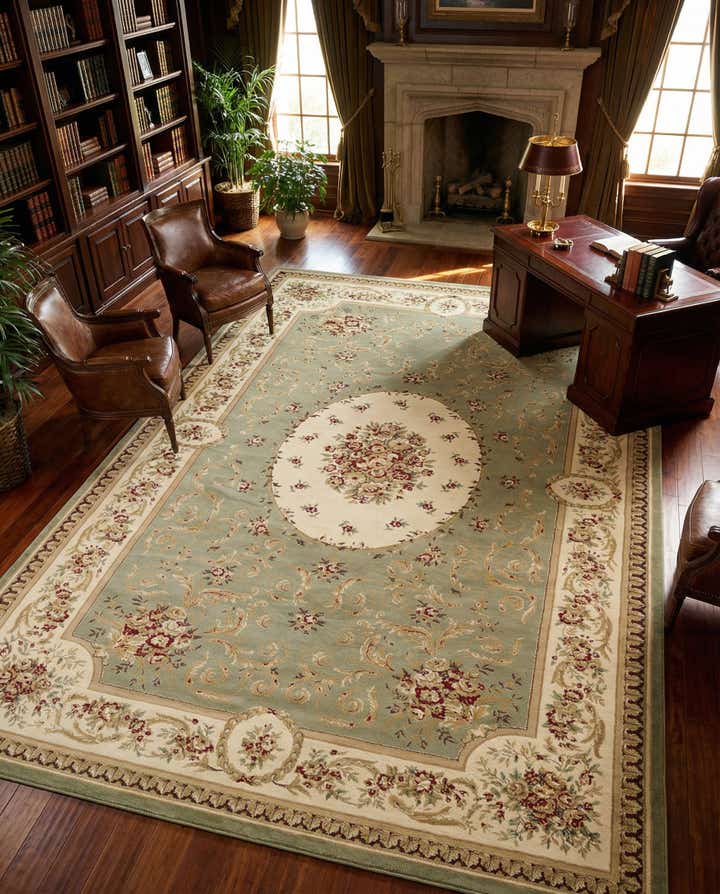 10' 6 x 16' 5 Classic Aubusson Rug