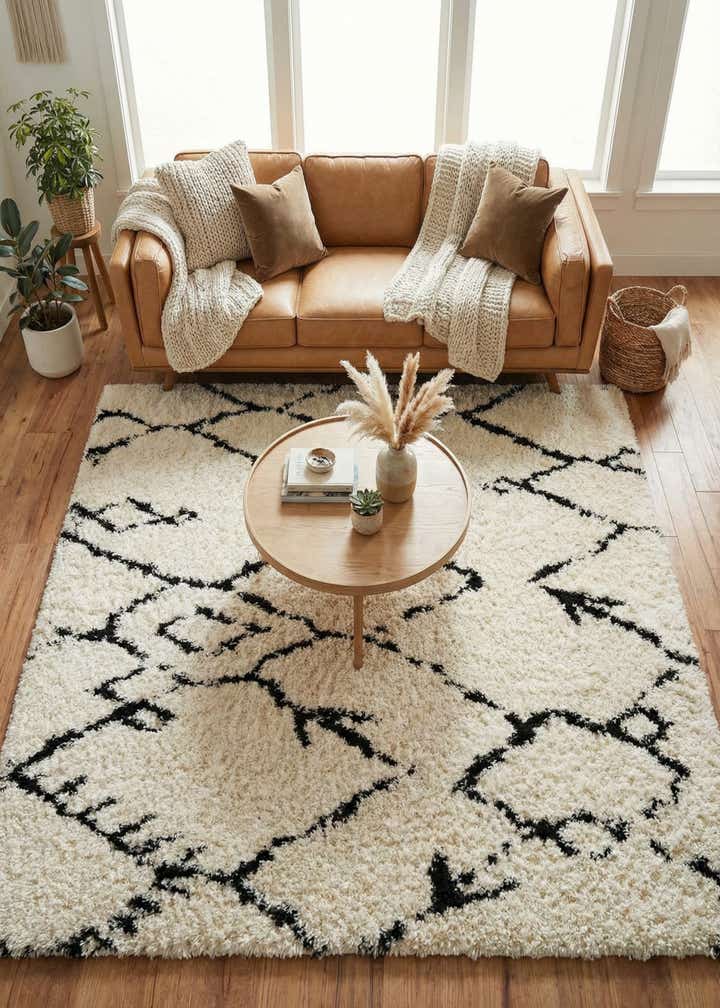 8' x 8' Infinity Shag Square Rug