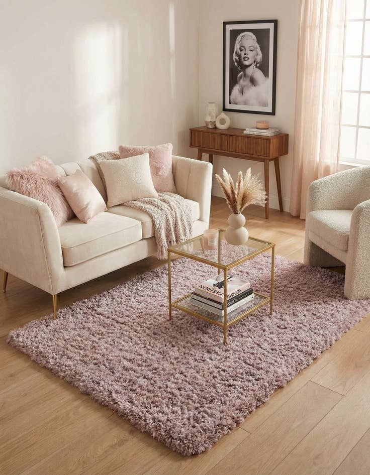 Detail image of 4' x 6' Marilyn Monroe&trade; Shag Rug