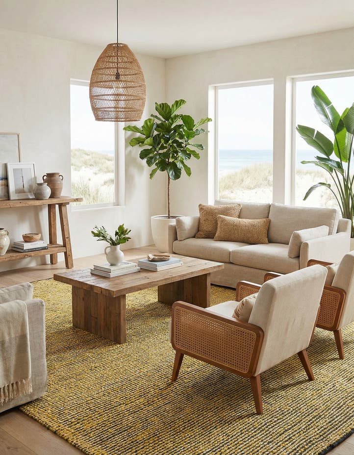 7' 10 x 10' Hand Woven Seaside Pearl Jute Rug