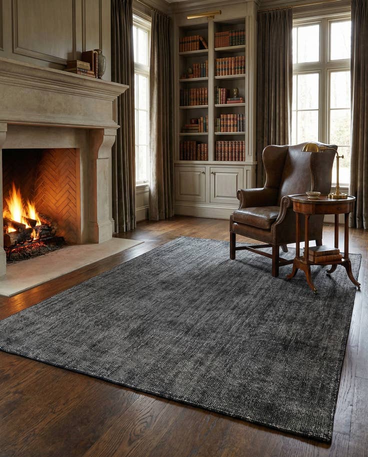 Detail image of 7' 1 x 10' Hand Woven Jill Zarin English Manor Farmhouse Wool Rug