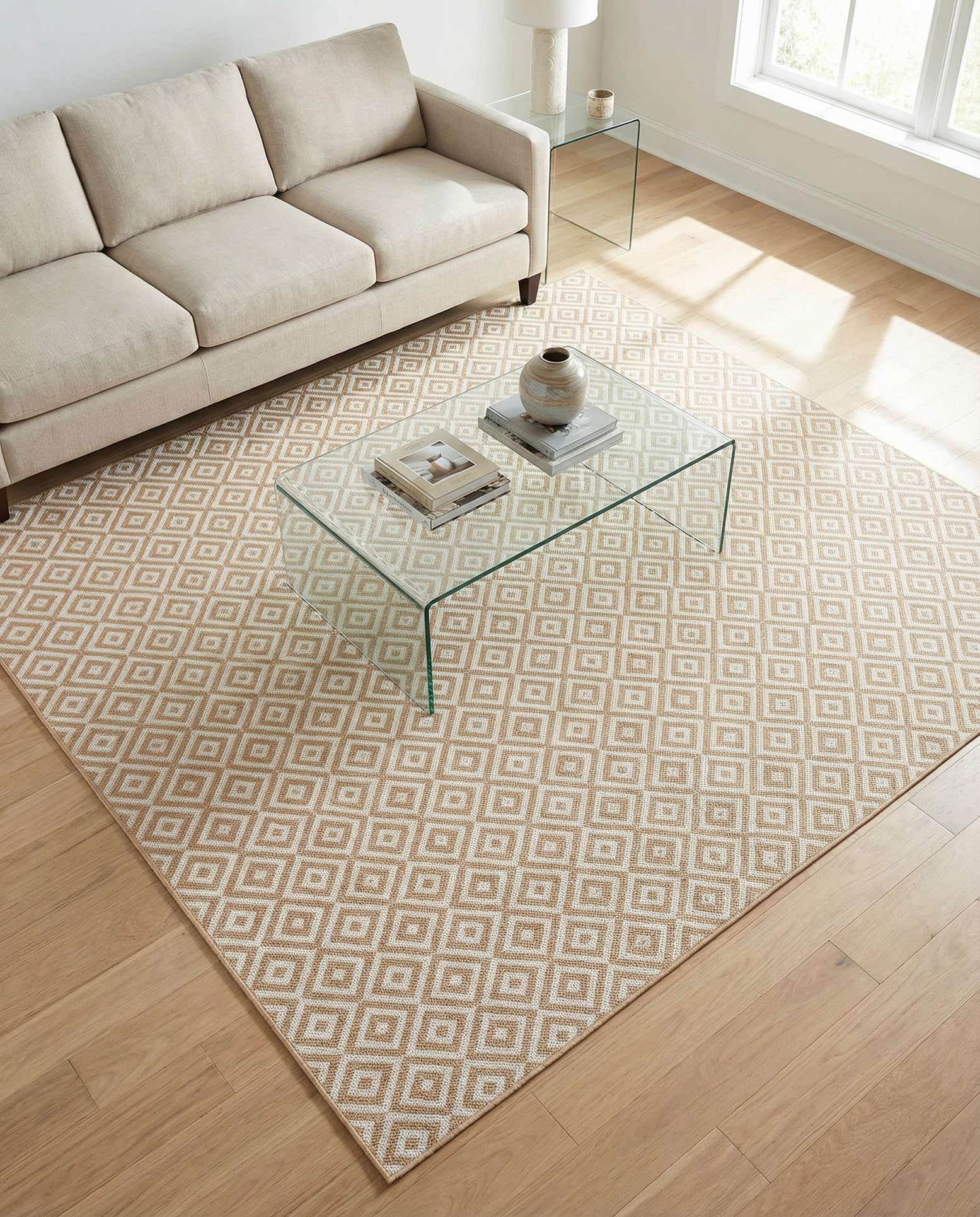 7' 10 x 7' 10 Easy-Clean Jill Zarin Costa Rica Indoor / Outdoor Square Rug