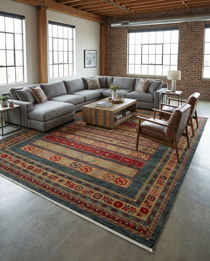 10' x 13' Kashkuli Gabbeh Rug