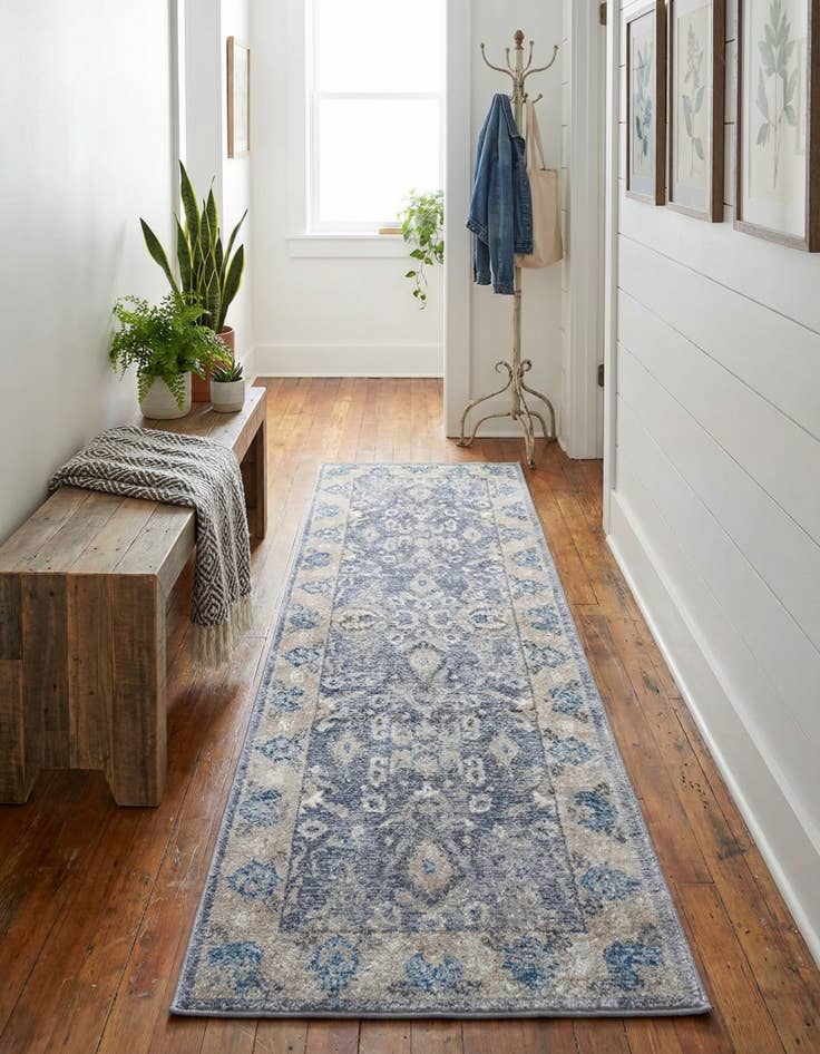 Detail image of 2' x 6' Viola Runner Rug