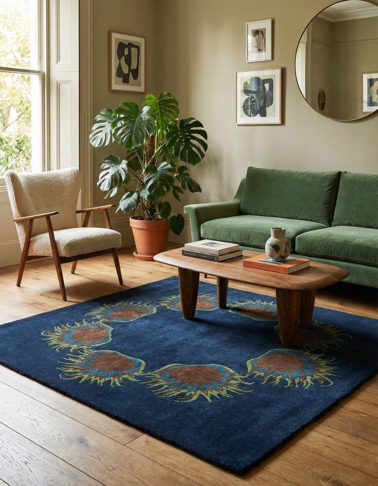 Detail image of 7' 5 x 7' 6 Luna Square Rug