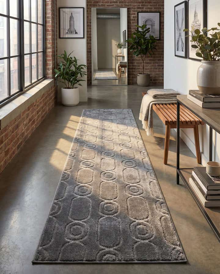2' x 8' Vogue Geo Runner Rug