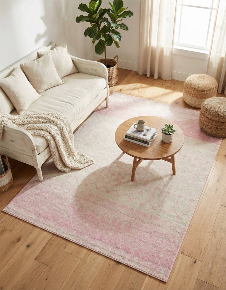 Detail image of 7' 10 x 10' Moroccan Trellis Rug