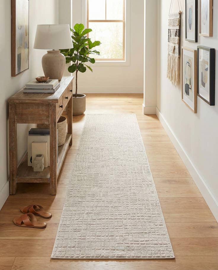 Detail image of 2' 7 x 12' Textura Designer Runner Rug